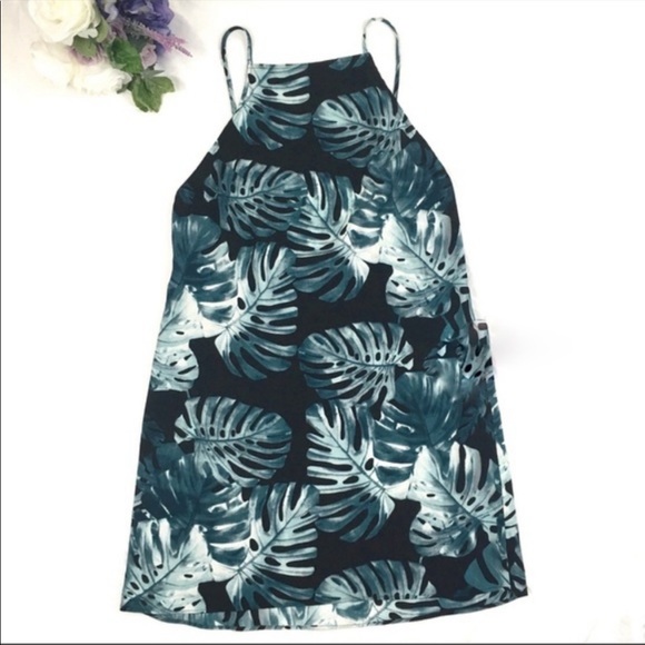 Teal Palm Show Me Your Mumu Traveler Dress Small - Picture 3 of 5